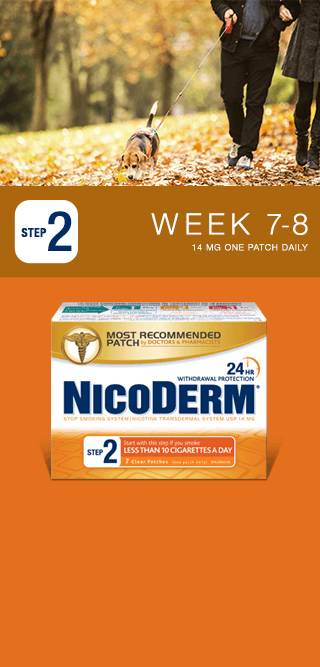 Nicoderm Step 2 - 14 MG Nicotine Patch